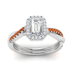Load image into Gallery viewer, vine-emerald-cut-halo-diamond-engagement-ring-with-orange-sapphire-in-white-gold-FD9212EMRGSAOR-NL-WG.jpg