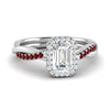 Load image into Gallery viewer, vine-emerald-cut-halo-diamond-engagement-ring-with-ruby-in-white-gold-FD9212EMRGRUDR-NL-WG.jpg
