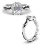 Load image into Gallery viewer, vine-emerald-cut-halo-engagement-ring-with-black-diamond-in-white-gold-FD9212EMRGBLACK-NL-WG.jpg