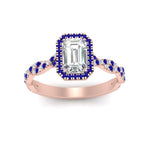 Load image into Gallery viewer, vine-emerald-cut-halo-sapphire-engagement-ring-in-rose-gold-FD9126EMRGSABLANGEL5-NL-RG_cd9ec1a2-f5ec-4764-b3d1-c1ec25f6866b?v=1757924901