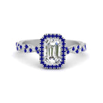 Load image into Gallery viewer, vine-emerald-cut-halo-sapphire-engagement-ring-in-white-gold-FD9126EMRGSABL-NL-WG_b07abe31-96cd-4b2f-bddf-bb7261eac0d3?v=1757924901