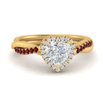 Load image into Gallery viewer, vine-heart-halo-diamond-engagement-ring-with-ruby-in-yellow-gold-FD9212HTRGRUDR-NL-YG.jpg