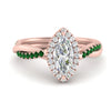 Load image into Gallery viewer, vine-marquise-halo-diamond-engagement-ring-with-emerald-in-rose-gold-FD9212MQRGEMGR-NL-RG.jpg
