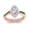 Load image into Gallery viewer, vine-marquise-halo-diamond-engagement-ring-with-emerald-in-rose-gold-FD9212MQRGEMGR-NL-RG.jpg