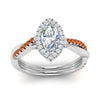 Load image into Gallery viewer, vine-marquise-halo-diamond-engagement-ring-with-orange-sapphire-in-white-gold-FD9212MQRGSAOR-NL-WG.jpg
