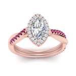 Load image into Gallery viewer, vine-marquise-halo-diamond-engagement-ring-with-pink-sapphire-in-rose-gold-FD9212MQRGSADRPI-NL-RG.jpg