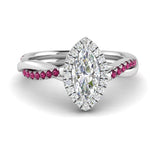 Load image into Gallery viewer, vine-marquise-halo-diamond-engagement-ring-with-pink-sapphire-in-white-gold-FD9212MQRGSADRPI-NL-WG.jpg