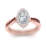 Load image into Gallery viewer, vine-marquise-halo-diamond-engagement-ring-with-ruby-in-rose-gold-FD9212MQRGRUDR-NL-RG.jpg