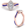Load image into Gallery viewer, vine-marquise-halo-diamond-engagement-ring-with-sapphire-in-rose-gold-FD9212MQRGSABL-NL-RG.jpg