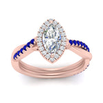 Load image into Gallery viewer, vine-marquise-halo-diamond-engagement-ring-with-sapphire-in-rose-gold-FD9212MQRGSABL-NL-RG.jpg