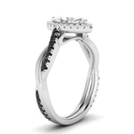 Load image into Gallery viewer, vine-marquise-halo-engagement-ring-with-black-diamond-in-white-gold-FD9212MQRGBLACK-NL-WG.jpg