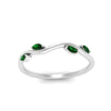 Load image into Gallery viewer, vine-marquise-simple-emerald-wedding-band-in-white-gold-FDENR3211BGEMGRANGLE3-NL-WG