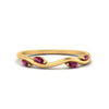 Load image into Gallery viewer, vine-marquise-simple-pink-sapphire-wedding-band-in-yellow-gold-FDENR3211BGSADRPIANGLE3-NL-YG