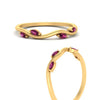 Load image into Gallery viewer, vine-marquise-simple-pink-sapphire-wedding-band-in-yellow-gold-FDENR3211BGSADRPIANGLE3-NL-YG