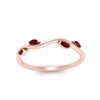 Load image into Gallery viewer, vine-marquise-simple-ruby-wedding-band-in-rose-gold-FDENR3211BGRUDRANGLE3-NL-RG