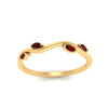 Load image into Gallery viewer, vine-marquise-simple-ruby-wedding-band-in-yellow-gold-FDENR3211BGRUDRANGLE3-NL-YG