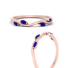 Load image into Gallery viewer, vine-marquise-simple-sapphire-wedding-band-in-rose-gold-FDENR3211BGSABLANGLE3-NL-RG