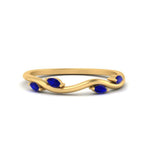 Load image into Gallery viewer, vine-marquise-simple-sapphire-wedding-band-in-18k-yellow-gold-fdenr3211b-fancy-1-yg
