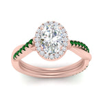 Load image into Gallery viewer, vine-oval-halo-diamond-engagement-ring-with-emerald-in-rose-gold-FD9212OVRGEMGR-NL-RG.jpg