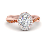 Load image into Gallery viewer, vine-oval-halo-diamond-engagement-ring-with-orange-sapphire-in-rose-gold-FD9212OVRGSAOR-NL-RG.jpg