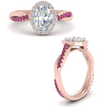 Load image into Gallery viewer, vine-oval-halo-diamond-engagement-ring-with-pink-sapphire-in-rose-gold-FD9212OVRGSADRPI-NL-RG.jpg