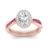 Load image into Gallery viewer, vine-oval-halo-diamond-engagement-ring-with-pink-sapphire-in-rose-gold-FD9212OVRGSADRPI-NL-RG.jpg