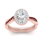Load image into Gallery viewer, vine-oval-halo-diamond-engagement-ring-with-ruby-in-rose-gold-FD9212OVRGRUDR-NL-RG.jpg