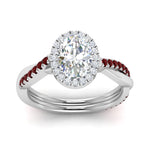 Load image into Gallery viewer, vine-oval-halo-diamond-engagement-ring-with-ruby-in-white-gold-FD9212OVRGRUDR-NL-WG.jpg