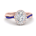 Load image into Gallery viewer, vine-oval-halo-diamond-engagement-ring-with-sapphire-in-rose-gold-FD9212OVRGSABL-NL-RG.jpg