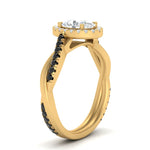 Load image into Gallery viewer, vine-oval-halo-engagement-ring-with-black-diamond-in-yellow-gold-FD9212OVRGBLACK-NL-YG.jpg