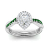 Load image into Gallery viewer, vine-pear-halo-diamond-engagement-ring-with-emerald-in-white-gold-FD-9212PERGEMGR-NL-WG.jpg
