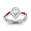 Load image into Gallery viewer, vine-pear-halo-diamond-engagement-ring-with-pink-sapphire-in-white-gold-FD9212PERGSADRPI-NL-WG.jpg