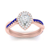Load image into Gallery viewer, vine-pear-halo-diamond-engagement-ring-with-sapphire-in-rose-gold-FD9212PERGSABL-NL-RG.jpg