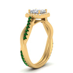 Load image into Gallery viewer, vine-princess-cut-halo-diamond-engagement-ring-with-emerald-in-yellow-gold-FD9212PRRGEMGR-NL-YG.jpg