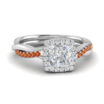 Load image into Gallery viewer, vine-princess-cut-halo-diamond-engagement-ring-with-orange-sapphire-in-white-gold-FD9212PRRGSAOR-NL-WG.jpg