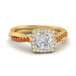 Load image into Gallery viewer, vine-princess-cut-halo-diamond-engagement-ring-with-orange-sapphire-in-yellow-gold-FD9212PRRGSAOR-NL-YG.jpg