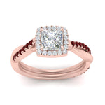 Load image into Gallery viewer, vine-princess-cut-halo-diamond-engagement-ring-with-ruby-in-rose-gold-FD9212PRRGRUDR-NL-RG.jpg