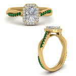 Load image into Gallery viewer, vine-radiant-halo-diamond-engagement-ring-with-emerald-in-yellow-gold-FD9212RARGEMGR-NL-YG.jpg