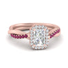Load image into Gallery viewer, vine-radiant-halo-diamond-engagement-ring-with-pink-sapphire-in-rose-gold-FD9212RARGSADRPI-NL-RG.jpg