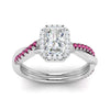 Load image into Gallery viewer, vine-radiant-halo-diamond-engagement-ring-with-pink-sapphire-in-white-gold-FD9212RARGSADRPI-NL-WG.jpg