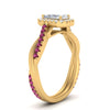 Load image into Gallery viewer, vine-radiant-halo-diamond-engagement-ring-with-pink-sapphire-in-yellow-gold-FD9212RARGSADRPI-NL-YG.jpg