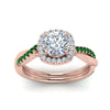 Load image into Gallery viewer, vine-round-halo-diamond-engagement-ring-with-emerald-in-rose-gold-FD9212RORGEMGR-NL-RG.jpg