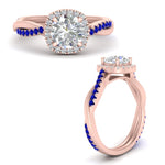 Load image into Gallery viewer, vine-round-halo-diamond-engagement-ring-with-sapphire-in-rose-gold-FD9212RORGSABL-NL-RG.jpg