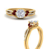 Load image into Gallery viewer, vine-split-band-cushion-cut-diamond-wedding-set-with-ruby-in-yellow-gold-FDENR3211CUGRUDRANGLE3-NL-YG.jpg