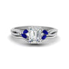 Load image into Gallery viewer, vine-split-band-emerald-cut-diamond-wedding-set-with-sapphire-in-white-gold-FDENR3211EMGSABLANGLE3-NL-WG.jpg