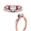 Load image into Gallery viewer, vine-split-band-heart-shaped-diamond-wedding-set-with-pink-sapphire-in-rose-gold-FDENR3211HTGSADRPIANGLE3-NL-RG.jpg