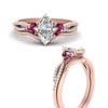 Load image into Gallery viewer, vine-split-band-marquise-cut-diamond-wedding-set-with-pink-sapphire-in-rose-gold-FDENR3211MQGSADRPIANGLE3-NL-RG.jpg