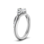 Load image into Gallery viewer, vine-split-band-oval-shaped-diamond-wedding-set-in-white-gold-FDENR3211OVANGLE3-NL-WG.jpg