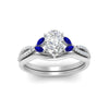 Load image into Gallery viewer, vine-split-band-pear-shaped-diamond-wedding-set-with-sapphire-in-white-gold-FDENR3211PEGSABLANGLE3-NL-WG.jpg