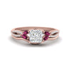 Load image into Gallery viewer, vine-split-band-princess-cut-diamond-wedding-set-with-pink-sapphire-in-rose-gold-FDENR3211PRGSADRPIANGLE3-NL-RG